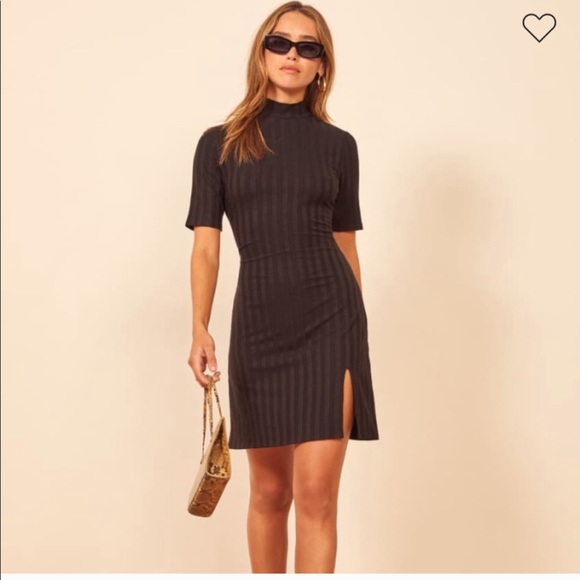 Reformation Dresses & Skirts - NWOT Reformation mock neck ribbed mini